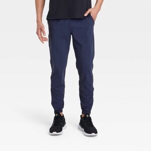 All in Motion Men's Lightweight Tricot Jogger Pants Navy Size L New With Tags